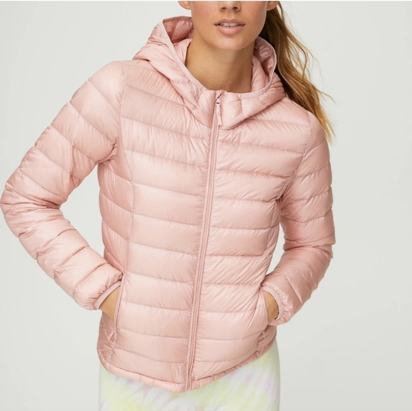 Tna Botanie Puffer Packable Women's goose-down puffer Hooded jacket SM Hot Pink - Picture 11 of 12